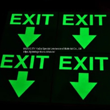 Photo luminescent   sign