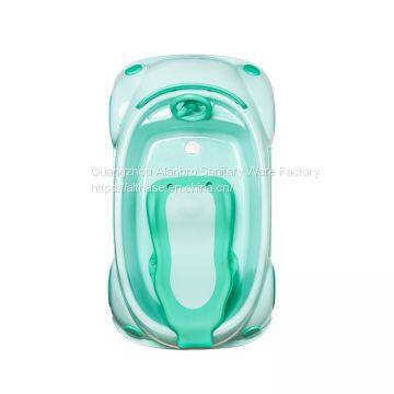Infant Foldable Bathtub Plastic Child Size Bath Tub Baby Folding Portable Bathtub for Boys and Girls photo-4