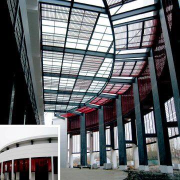 Steel Structure Warehouse Light Grey Shopping Mall