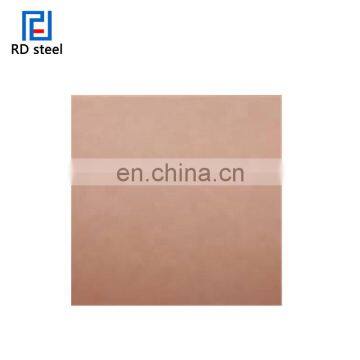 316l Mirror Hotel Cladding Color Inox Stainless Steel Sheet