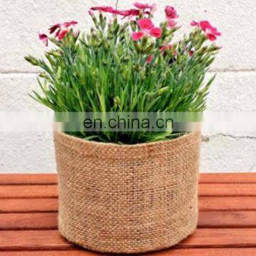 Eco friendly natural organic hemp bag gardening basket bag