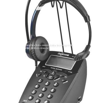 China BN200 business telephone + FC21 business telephone headset for call center