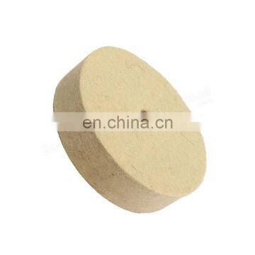 wool felt polishing abrasive wheel