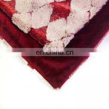 New Hot Selling Products Faux Rabbit Fur Throw Velvet Blanket Wholesale photo-5