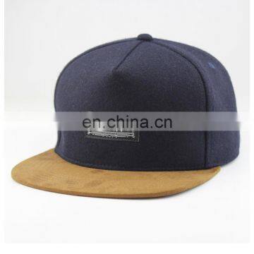 Popular designer melton wool cap and hat snapback