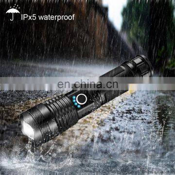 High Quality Flashlight Tactical XHP50 Emergency Torch Light Led Flashlight Self Defense Hunt Flashlight photo-4