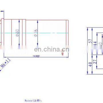 24V 48V Dual Shaft Motor High Torque Low RPM Brushless DC Worm Gear Motor for Cultivator E210M photo-3