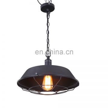 Old fashioned Decorative Iron Ceiling Pendant Lamp for bar cafe with edison bulb