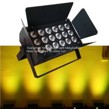 barndoor 18PCS RGBWA+UV dmx512 led par64 stage lighting for sale,high power led par64,party lights,dmx led light for wedding