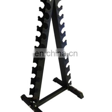 High quality  pin loaded DUMBBELL RACK life fitness commercial gym equipment Triangle Dumbbell Rack