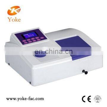 China laboratory equipment portable UV/VIS spectrophotometer with accuracy 1.5nm