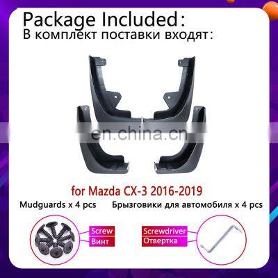 for Mazda CX-3 CX3 CX 3 2016 2017 2018 2019 4 PCS Mudguards Mudflaps Fender Guards Splash Mud Flaps Cladding Wheel Accessories photo-3