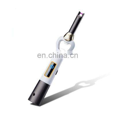 kitchen unique fancy windproof wholesale rechargable gas  usb custom electric lighters