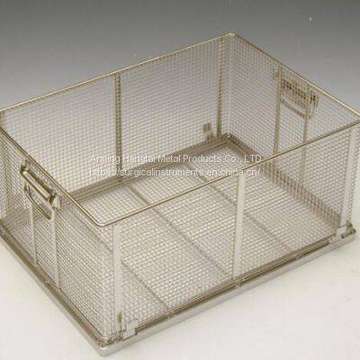 Universal Ultrasonic Cleaning Basket Basket stackable over the floor profile