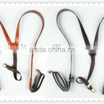 Fashion lady genuine leather suspender