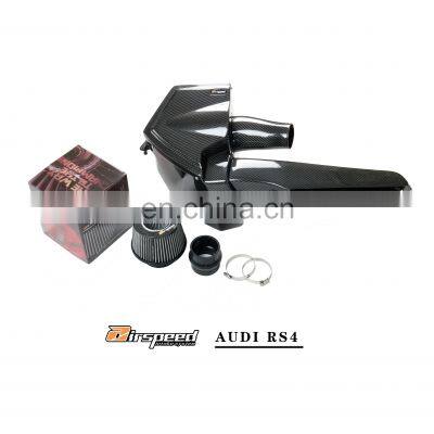 High Performance Auto Parts Accessories Air-in Car Carbon Fiber Induction Air Intake Filter Kit For AUDI S4 RS4 S5 RS5 B9 3.0T