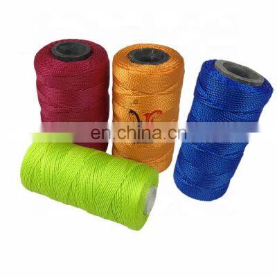 JUNCHI GOOD QUALITY  three ply 210D 24 ply plastic colored spool pp twine