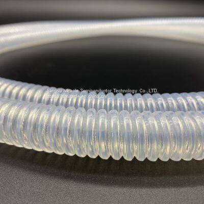 Customization Insulation Tube Pfa Corrugated Tubing Transparent Pipe Manufacture Tubes Plastic photo-2