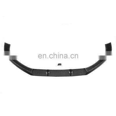 Carbon Fiber Front Bumper Lip for Audi A4 B9 Sedan 4-Door 2017-2018