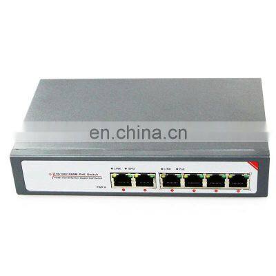 Network equipment 10/100M 4 port poe switch plus one UTP port