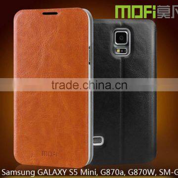 MOFi Case Celular Housing for Samsung GALAXY S5 Mini G800, Mobile Handset Coque Flip Leather Cover for Galaxy S5mini