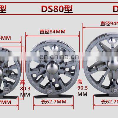 2021 Новая металлическая рыболовная катушка 40, 50, 60, 70, 80, 90, из алюминиевого сплава, для лову на мушку photo-4