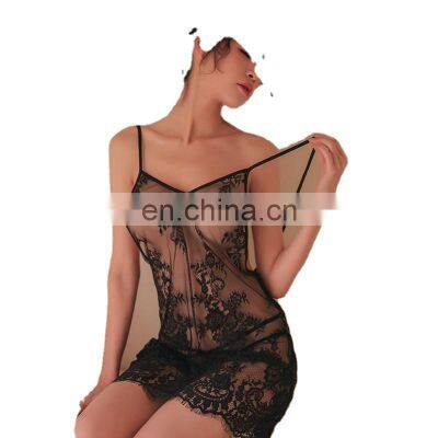 Exotic Dress Sexy Women Night Dress Ladies Lace See Through Babydoll Sexy Lingerie Underwear