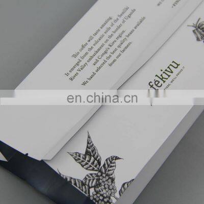 Coffee Bags With Valve Wholesale Hot Sale Classic Coffee Sachet Flat Bottom Bag With Zipper Valve Foil Food Grade Coffee Bags