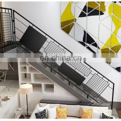 Modern Stair Balustrades & Handrails Duplex Luxury Guardrail Nordic Villa Fence Corridor Railing System photo-5