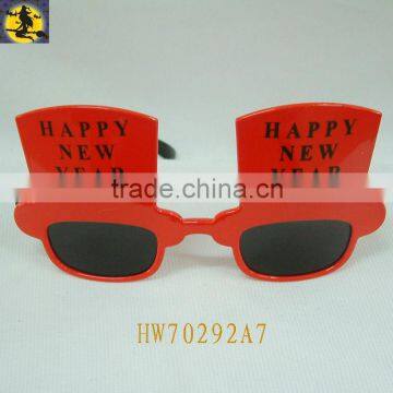 Popular Red Top Hat Shaped New Year Sunglass