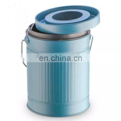 3-литровый и 5-литровый мини настольный контейнер для мусора без запаха из нержавеющей стали, кухонный компостный бак с фильтрующей крышкой photo-3