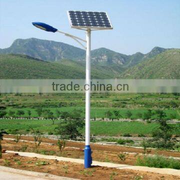 Hot Deep Galvanized Pole, Die-Casting Aluminum Lamp Body, High Power 12V 30W LED Street Light