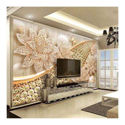 Floral 16D 18D 5D 3D New Launched Design Wall Mural Decoration Painting Home Wallpaper Murals Drop Ship photo-2