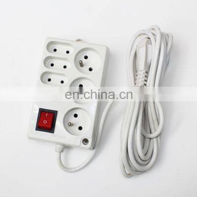 Custom Length Big Power French Multi Extension Electrical Sockets Socket With Switch photo-5