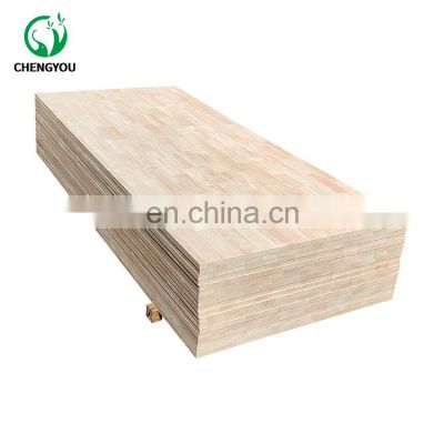 Factory Sale 2440*1220*25mm Hevea Rubber Wood Finger Joint Board Kitchen