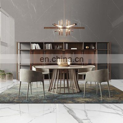 Gray  living room tiles big thin porcelain tiles thin tiles foshan ceramics marble wall interior slabs