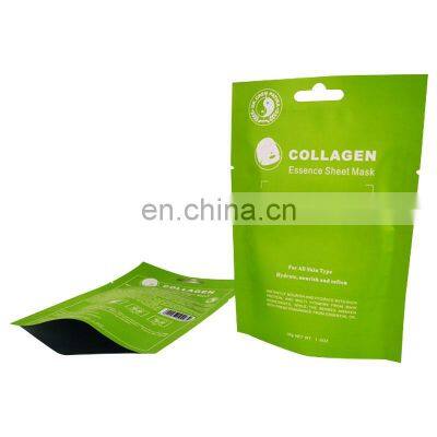 High Quality Customized Three-side Sealed Facial Mask Cosmetics Packing Foil Bags photo-3