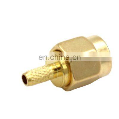 sma connector male to coaxial sma for sma coaxial connector crimp soldering rg178 174 cable