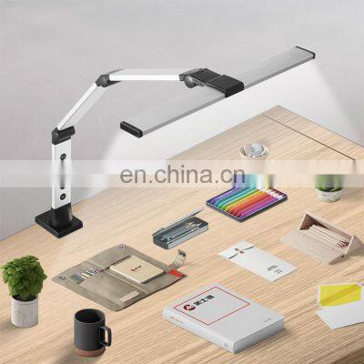 Architect Clip Light with Gesture Sensing Switch 15w Eye-Caring for Home Office Work Study Reading Eye-Care Swing Arm Desk Lamp