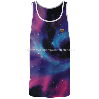 high quality full sublimated basketball jersey made with 100% polyester