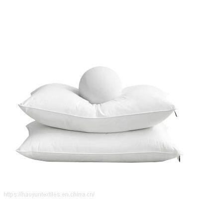100% Cotton Fabric Microfiber Filling Hotel Sleeping Pillow
