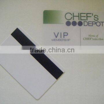 printed plastic magnetic card in china