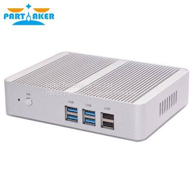 Partaker Cheapest Fanless Mini PC Windows 10 Pro Intel Core i5 4200Y i3 4020Y Barebone Computer DDR3L HTPC WiFi photo-2