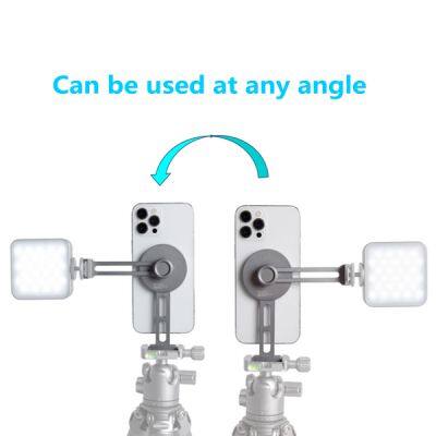 MagSafe Cell Phone Stand Iphone12,13,14,15 Magnetic Live Selfie Magnetic Lazy Desktop Video Head Tripod photo-2