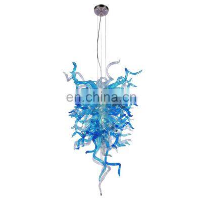 Modern Hotel Pendant Lamp Colorful Murano Handmade Blown Glass Chandelier