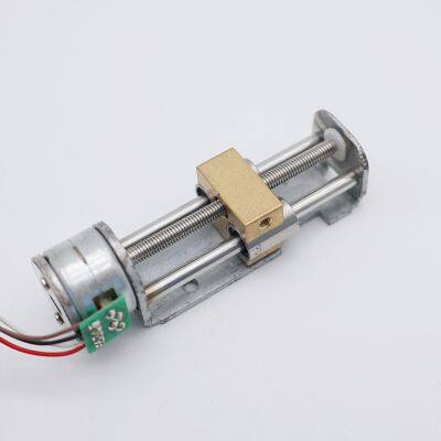 Two Phase 15BY PM Stepper Linear Motor Travel 45mm