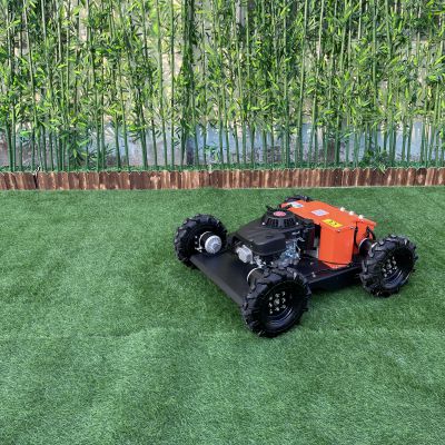 Affordable wireless rubber track lawn cutting machine for sale with best price