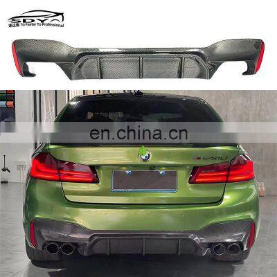 G30 F90 M5 Rear Diffuser Rear Bumper Lip MP Style High Quality Carbon Fiber For BMW 5 Series G30 G38 F90 M5