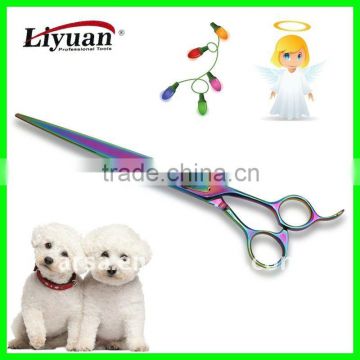 Pets hair scissors made of 440C Japanese steel