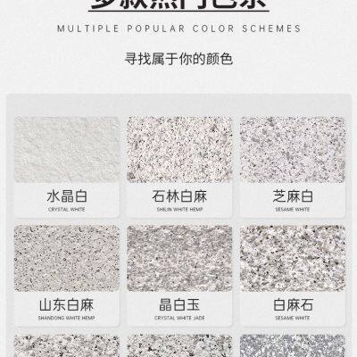 Blue Kingfisher Super Durable Water Sand Imitation Stone Paint True Stone Paint External Wall Alkali and Weather Resistant Natural Color Sand Texture Paint photo-3